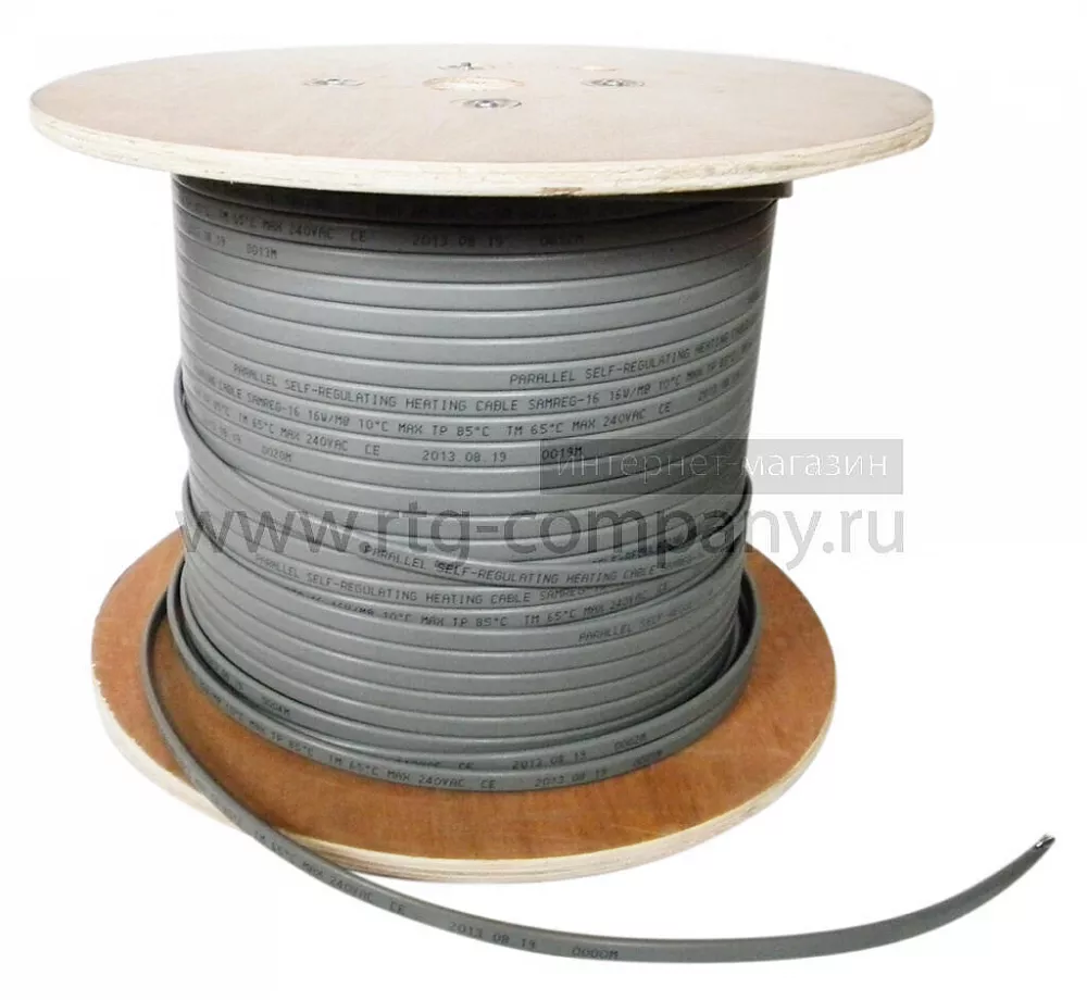 Саморегулирующийся нагревательный кабель SRL 16-2 (16 Вт/м) (для трубопроводов)